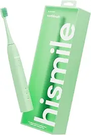 HISMILE Electric Toothbrush, 3 Brushing Modes, Smart Timer, Rechargeable Electric Tooth Brush for Adults and Children, Soft-Tapered Bristles, Mode Memory (Green)