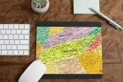Texas State Map Mouse Pad for Computer Office Gaming Desk Non-Slip