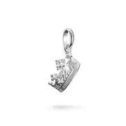 Buy Connect Charm crown with stones silver by Thomas Sabo online - THOMAS SABO Australia