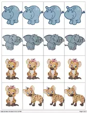SAFARI ANIMALS COLLECTION EMBROIDERY MACHINE DESIGNS COLLECTION PES USB