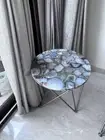 Agate Side Round Table Top, Agate Table Top Living Room Decor Sofa Table Top Art