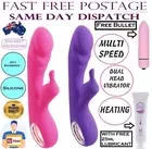 Vibrator Heating Rabbit Clit G-Spot For Dildo Big Women Sex Toy Hismith