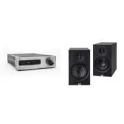 Elac DS-A101-G - Discovery Amplifier with Wi-Fi - Grey and Elac DB63-BK - Deb...