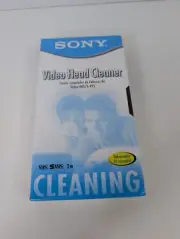 Sony VHS S-VHS VCR Video Head Cleaner T-6CLDL Dry Type - NEW & SEALED