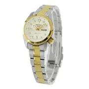 Seiko 5 Sports Ladies Watch SRRA002 Automatic 20mm Gold Silver Beautiful