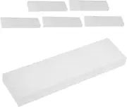 Beavorty Tongue Scraper Storage Container 6pcs Plastic Organizer Box for Easy Access
