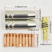 13PK Tips Diffuser Nozzle fits Vulcan MIGMax 140 215 Welder 63616 63617 AK15