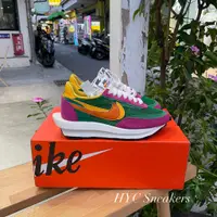 在飛比找蝦皮購物優惠-[HYC] NIKE LDWAFFLE / SACAI 桃紅