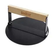 Burger Press 6 inch, Round Burger Smasher Grill Press for Griddle Bacon