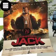 Tra*vis Sc*ott Is Jum*pman Jack Do It All x Fan Gifts Blanket