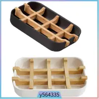 在飛比找蝦皮購物優惠-Bamboo Soap Dish for Bathroom 