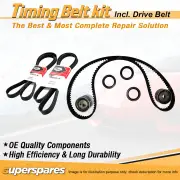 Timing Belt Kit & Gates Drive Belt for Kia Mentor 1.8L DOHC TE 1998-2002