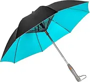 Cooling Umbrella with Fan and Mister, UV Blocking Umbrella With Fan, Rechargeable Fan Umbrella, 3in1 Sunshade Umbrella for Summer Travel, Beach, Golf, Sports, Type-C Charging Umbrella with Spray