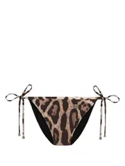 [Dolce & Gabbana] leopard-print bikini bottom 1 Brown