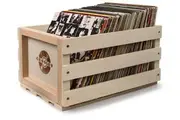 Crosley Record Vinyl Album LP Storage Wooden Crate Box CRAC1004A-B3