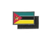 Flag patch printed badge country mozambique
