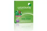 Waxaway Ready To Use Wax Strips For Small Areas 20 Pack