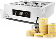 Electric Steamed Buns Machine, Commercial Stainless Steel Steamed Bun Warmer Machine with Dry Boiling Alarm, 2-6 Hole Home Food Steaming Machine Temperature Touch Control 30-110°C 6 Hole