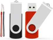 32GB USB 3.0 Flash Drive 2 Pack Thumb Drive High Speed Memory Stick Keychain