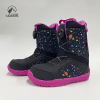在飛比找Yahoo!奇摩拍賣優惠-lidakis力達克絲21新款兒童單板鋼絲扣滑雪鞋舒適保暖防