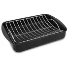 Scanpan Classic Roasting Pan Dish 44cm x 32cm 7.75L & Rack