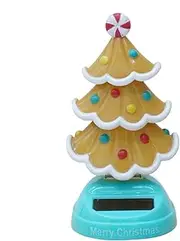 Ancsttu Solar Dashboard Figures Christmas,Solar Swinging Tree - Christmas Solar Toys Dancing Ornaments Car Windowsill Decor for Car Dashboard