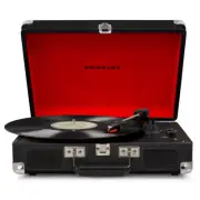 Crosley Cruiser Black Turntable Bluetooth Portable CRIW8005F-BK4