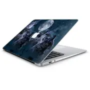 Skin Decal Wrap for Macbook Air 13 Inch 13" - Howling Wolves at Moon