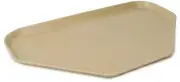 Carlisle 2214FG095 Fiberglass Glasteel Solid Trapezoid Tray, 22.00" x 14.06",...