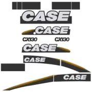 Decal Sticker Set Case CX130 Digger Excavator Decal Set