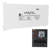 VoltX 12V 100Ah Blade Lithium Battery + Switch Panel ON-OFF Control Box (Connect 12 Devices)