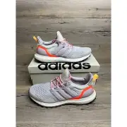 adidas Ultraboost 1.0 Womens Size 9 Toggle Lacing Grey Solar Red HR0066