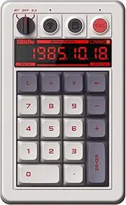 8BitDo Retro 18 Mechanical Numpad, Supports Calculator Mode, Bluetooth/2.4G/Wired Numpad for Windows and Android (N)