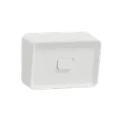 Clipsal Iconic Outdoor, 1 Gang, Switch, horizontal, 20A/16AX 250V, Extra White - O3041HA-XW
