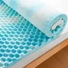 3-Inch Twin XL Egg Crate Memory Foam Mattress Topper Pressure Relief Cooling Mat