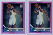 (2) ERIC PASCHALL 2019-20 Donruss Optic PINK HYPER RATED RC's Warriors #199 SP