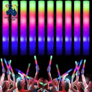 Giant 48CM Foam Glow Sticks Bulk, 10 PCS LED Light Sticks Glow in the Dark Party