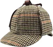 Sherlock Holmes Hat,Deerstalker Hat Classic Cos Play for Adults and Children