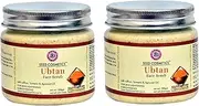 Herbal Ubtan Face Scrub With Saffron, Turmeric & Apricot Oil, For Skin Lightening & Brightening, Pack of 2 (400gm)