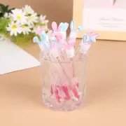Rabbit Eyelash Brush Mascara Wands Spoolies Crystal Tube Make Up Brush To===