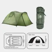 3 Person Tent 3 Man Dome Backpacking Camping Portable Waterproof Light 4 Season