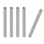 5x55mm Dowel Pins, 5pcs Round Head Flat Chamfered End Dowel Pin