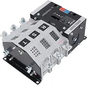 Smart Automatic Transfer Switch for Off Grid Solar Wind System, Dual Power Controller 3P 400A ATS Rapid Switching Generator Changeover Switch AC400V, Dual Power Automatic