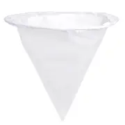 500 Mesh Paint Filter Bag 9.8" Dia Cone Shape Nylon Strainer for Filtering