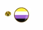 pins pin's flag national badge roundel circle non binary