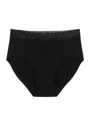 Chantelle Soft Stretch Lace-trimmed Hipster Briefs - Black - One Size One Size