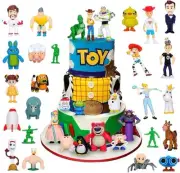 Story Toy Cake Toppers Set of 36 Story Party Decorations Mini Figurines