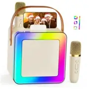 Karaoke Machine for Kids Adults, Portable Bluetooth Karaoke Speaker with D55-T