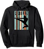 [VidiAmazing] Retro Karate 15th Birthday 15 Judo Men Kung Fu Kids Boys Pullover Hoodie ds1123