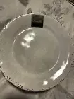 Il Mulino 9” Taupe Crackle MELAMINE Salad Plates Set 4